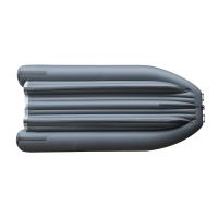 Лодка надувная Reef ТРИТОН S-Max 370Fi с интегрированным фальшбортом темно-серо серый